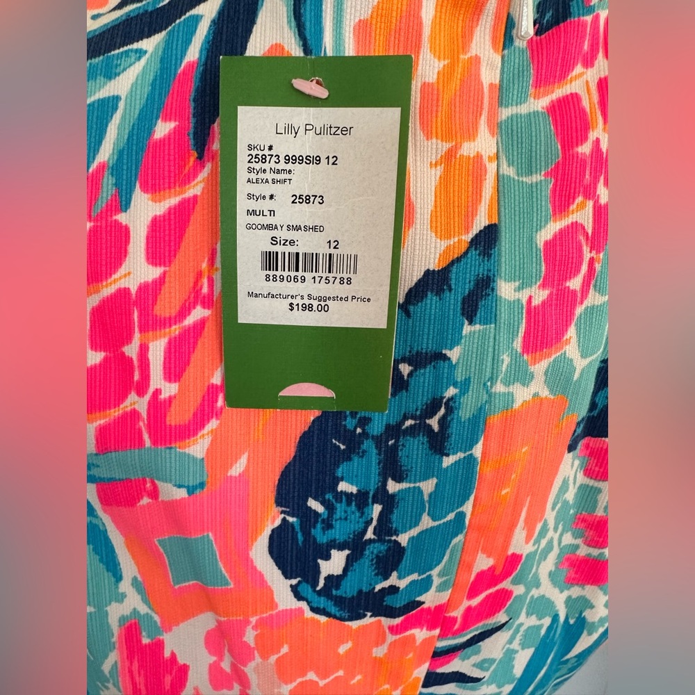 NWT - Lilly Pulitzer size 12 - Alexa shift dress